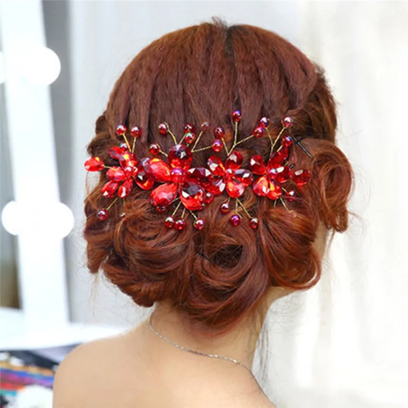 Elegant Red Rhinestone Flower Hair Clip for Women Bridal Wedding Party Handmade Hair Pin Jewelry Gifts
Elegant Red Rhinestone Flower Hair Clip for Women Bridal Wedding Party Handmade Hair Pin Jewelry Gifts