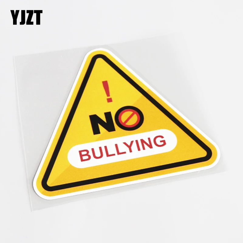 YJZT 12.6CM*11.2CM NO BULLYING Fashion Decal Car Sticker PVC Decoration Accessories 13-0752
YJZT 12.6CM*11.2CM NO BULLYING Fashion Decal Car Sticker PVC Decoration Accessories 13-0752