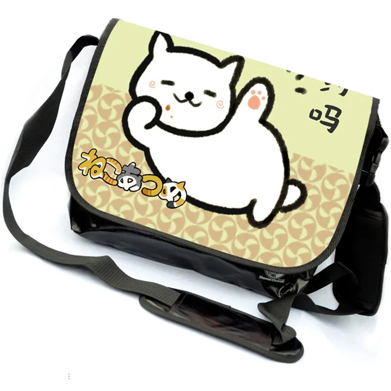 Newest Fashion Cat Backyard Women Men Shoulder Messenger Bag Neko Atsume Cartoon Canvas Students Bookbag Crossbody Tote Bags
Newest Fashion Cat Backyard Women Men Shoulder Messenger Bag Neko Atsume Cartoon Canvas Students Bookbag Crossbody Tote Bags