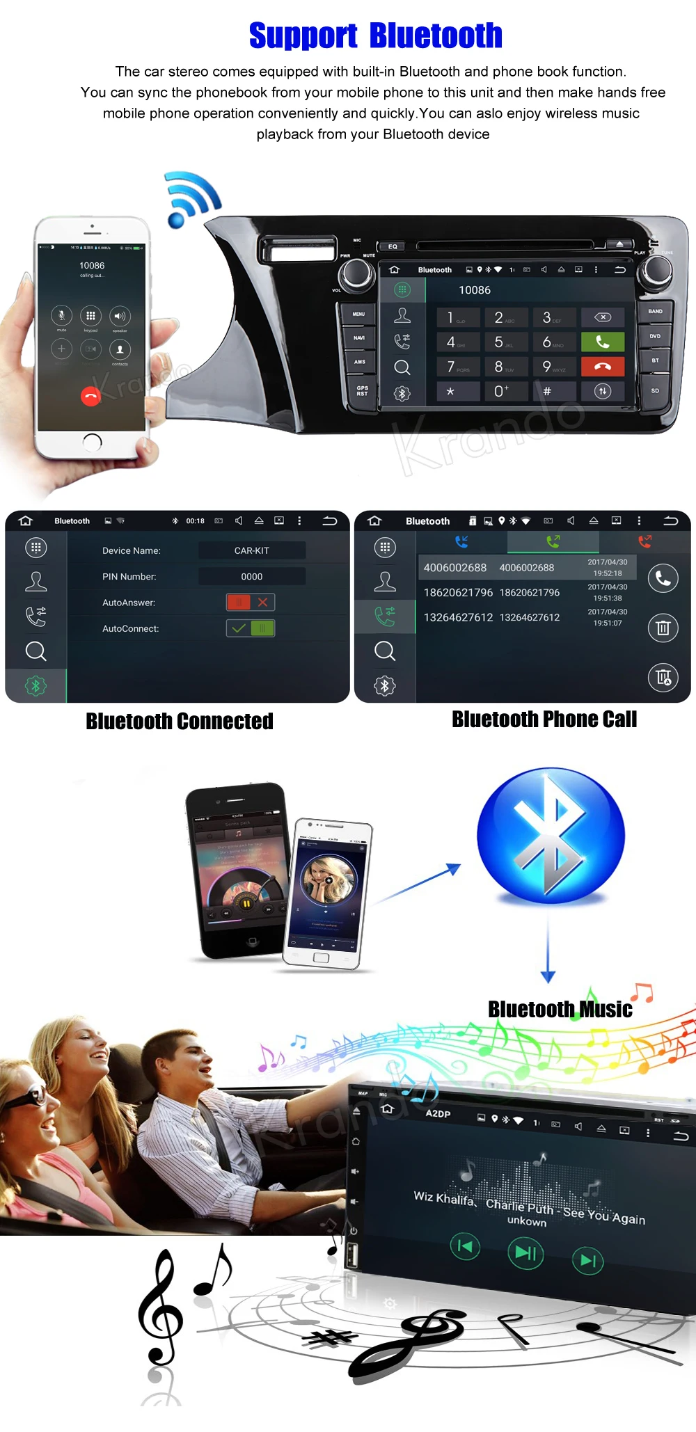 Krando 8" Android 9.0 car audio radio navigation multimedia system for Honda City 2014+ gps dvd player WIFI 3G DAB+
Krando 8" Android 9.0 car audio radio navigation multimedia system for Honda City 2014+ gps dvd player WIFI 3G DAB+