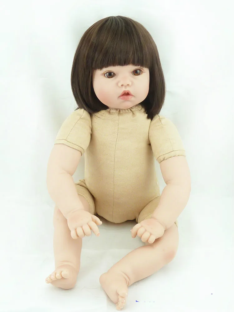 20 Inch Simulation Princess Nude Dolls Silicone Lifelike Reborn Doll Baby DIY Toys Soft Cotton Stuffed Body Kids Birthdays Gifts
20 Inch Simulation Princess Nude Dolls Silicone Lifelike Reborn Doll Baby DIY Toys Soft Cotton Stuffed Body Kids Birthdays Gifts