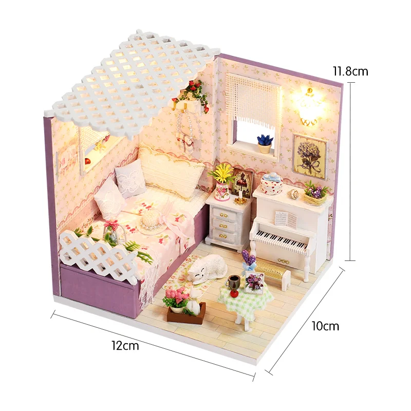 Girl Furniture DIY Miniature Doll House 3D Wooden Dolls Houses Miniature dollhouse Toys for children Furniture Kit
Girl Furniture DIY Miniature Doll House 3D Wooden Dolls Houses Miniature dollhouse Toys for children Furniture Kit