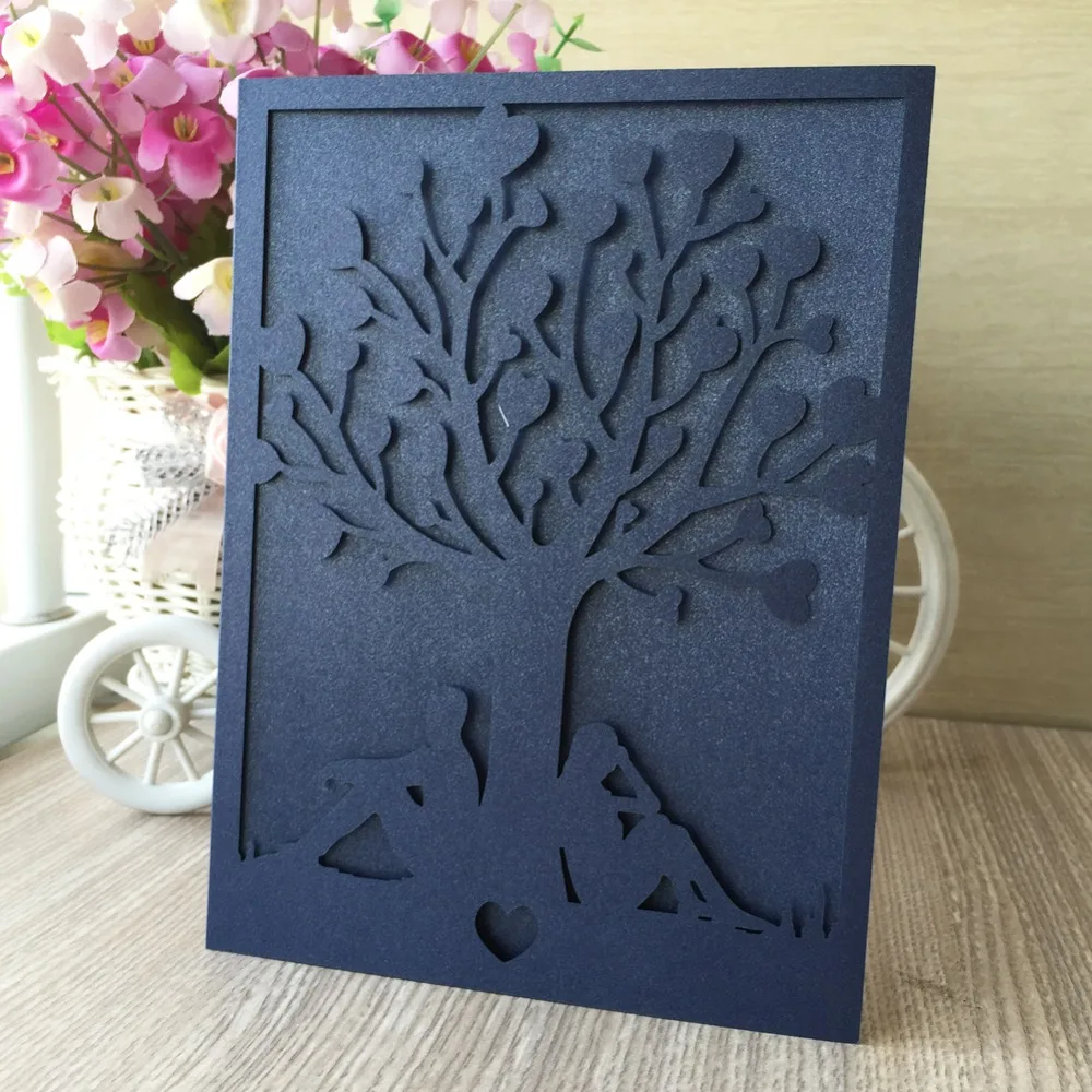50pcs New Arrived Chic Tree Romantic Wedding Party Birthday decoration Invitation Card Best wishes Blessing Paper card
50pcs New Arrived Chic Tree Romantic Wedding Party Birthday decoration Invitation Card Best wishes Blessing Paper card