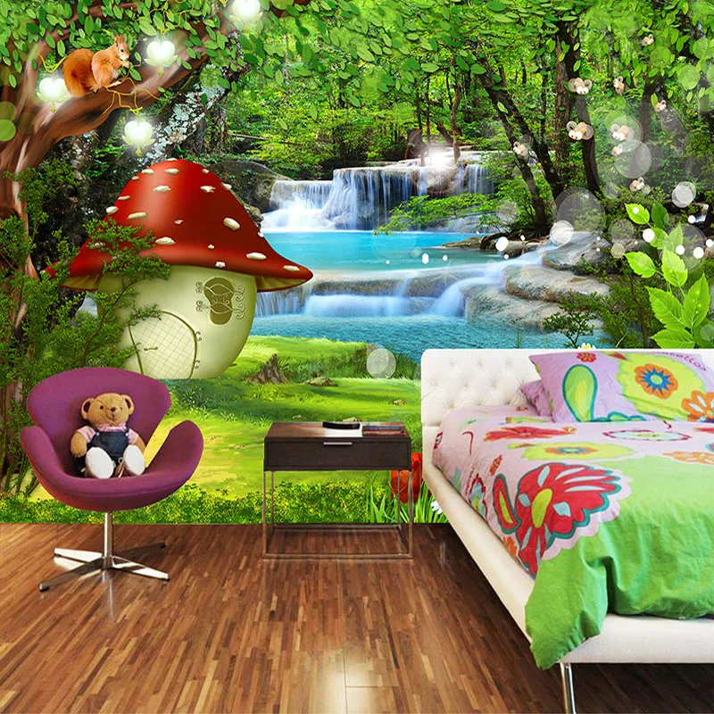 Custom 3D Photo Wallpaper For Kids Room Cartoon Children Room Green Forest Decoration Mural Backdrop Wallpaper For Bedroom Walls
Custom 3D Photo Wallpaper For Kids Room Cartoon Children Room Green Forest Decoration Mural Backdrop Wallpaper For Bedroom Walls