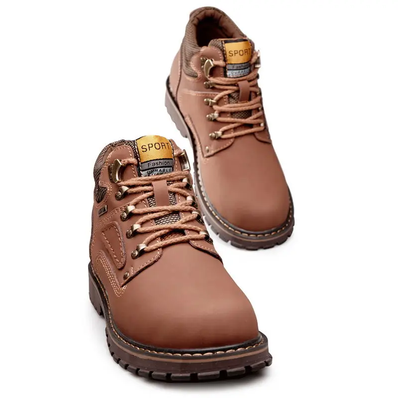 LAISUMK Brand Super Warm Men's Winter Leather Boots Waterproof Rubber Snow Boots Leisure Boots England Retro Shoes Men Big Size
LAISUMK Brand Super Warm Men's Winter Leather Boots Waterproof Rubber Snow Boots Leisure Boots England Retro Shoes Men Big Size