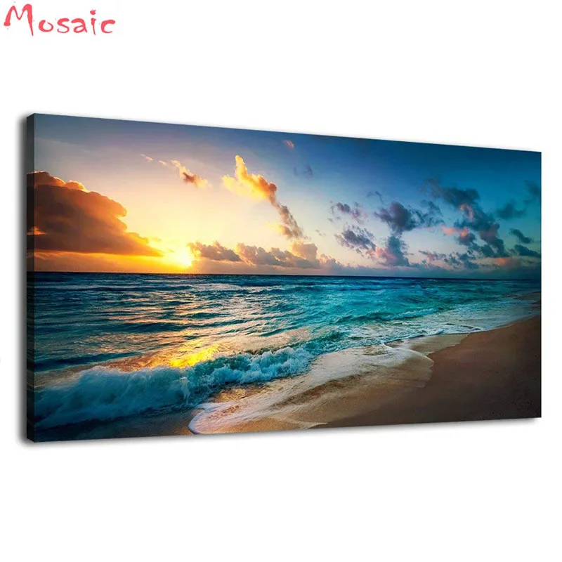 Diamond Painting landscape Blue Waves on Beach Sunset Diamond Mosaic Sale Home Decoration Diamond Embroidery Full Square
Diamond Painting landscape Blue Waves on Beach Sunset Diamond Mosaic Sale Home Decoration Diamond Embroidery Full Square