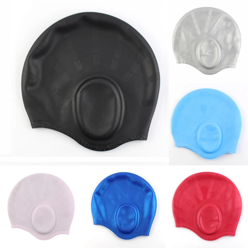 New Silicone Gel Waterproof Ear Cup Long Hair Protection Swimming Swim Pool Sports Swimwear Cap Hats for Men Women Ladies Adults
New Silicone Gel Waterproof Ear Cup Long Hair Protection Swimming Swim Pool Sports Swimwear Cap Hats for Men Women Ladies Adults