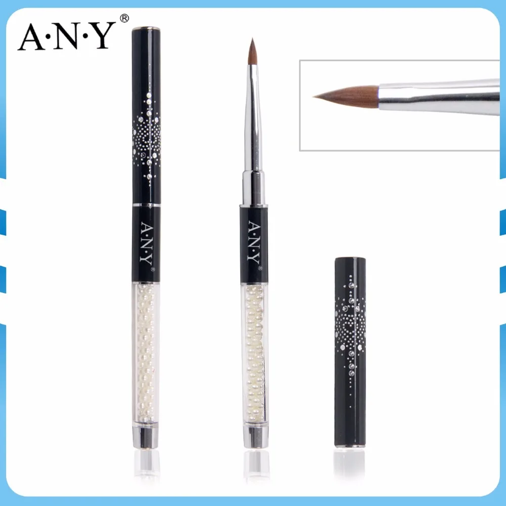 ANGNYA Retail Popular Pearl Handle Black Glitter Cap Nail Acrylic Beauty Big Size Kolinsky Nail Brush 12# Single Piece
ANGNYA Retail Popular Pearl Handle Black Glitter Cap Nail Acrylic Beauty Big Size Kolinsky Nail Brush 12# Single Piece