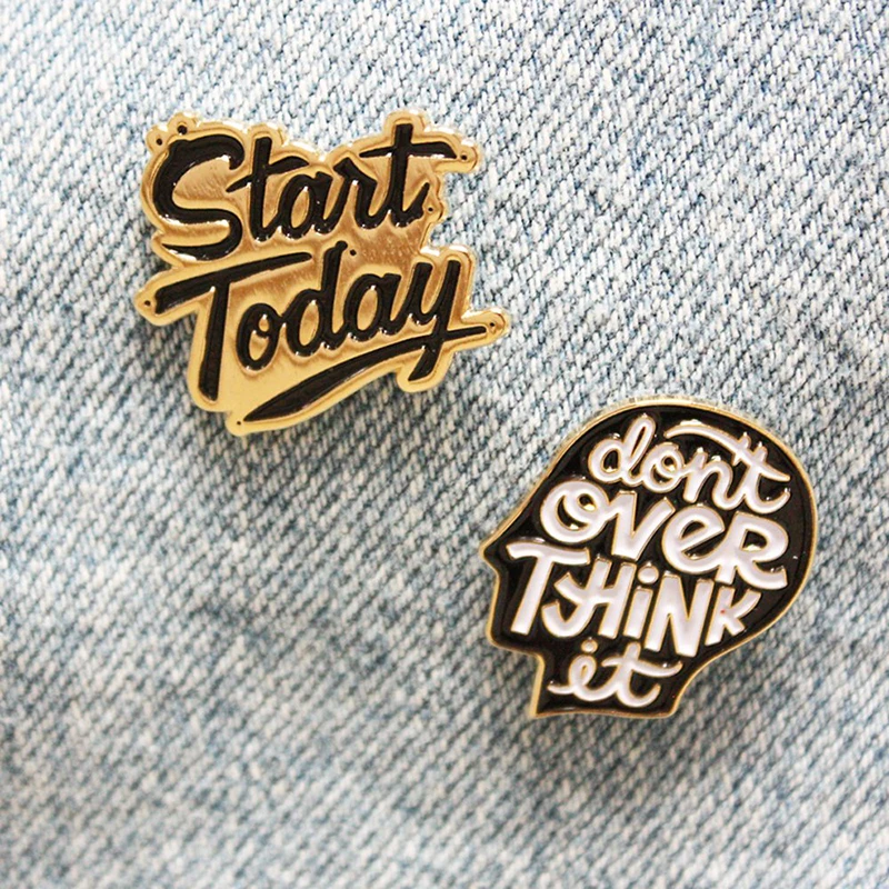 Stant Today Don't overthink it ! more mindful living Enamel Brooches Pin perfect gift for Anxiety disorders Friends
Stant Today Don't overthink it ! more mindful living Enamel Brooches Pin perfect gift for Anxiety disorders Friends