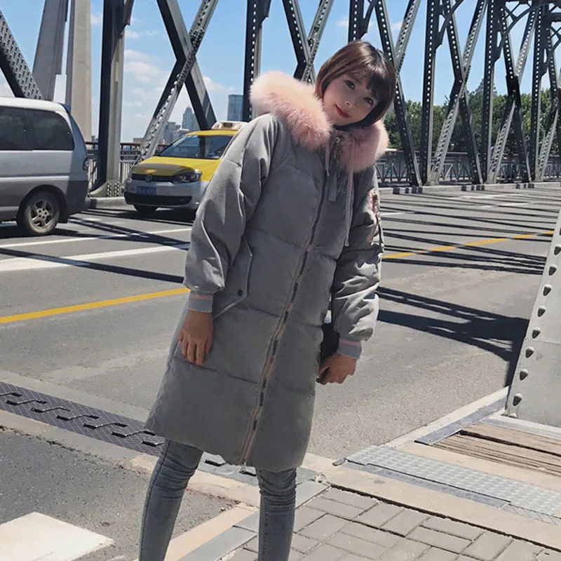 Winter Jacket Women Long Parka Female Plus Size Loose Down Cotton Padded Coat Fur Collar Hooded Warm Outwear 2020 New Okd369
Winter Jacket Women Long Parka Female Plus Size Loose Down Cotton Padded Coat Fur Collar Hooded Warm Outwear 2020 New Okd369