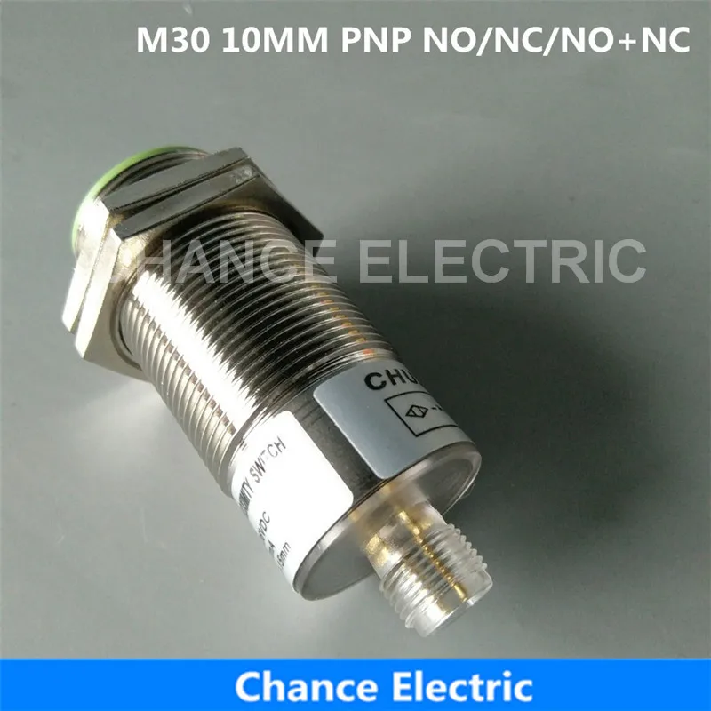Inductive Proximity Sensor M30 10mm Distance NO/NC/NO+NC Half Sets Without Cable Switch Connector PNP
Inductive Proximity Sensor M30 10mm Distance NO/NC/NO+NC Half Sets Without Cable Switch Connector PNP