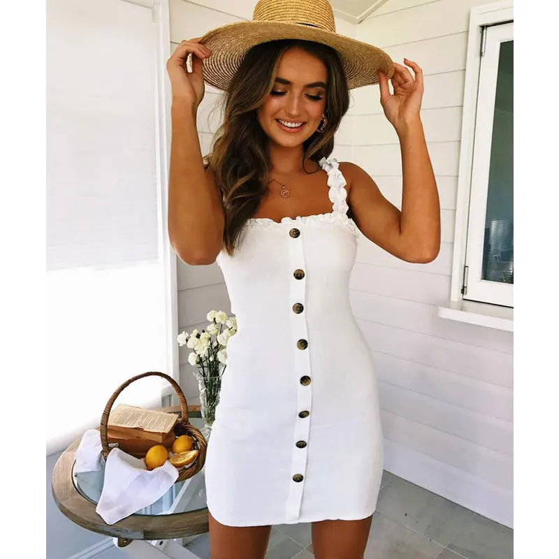 FollowYouLike White Ruffle Strapless Beach Dress Sexy Spaghetti Strap Sundress Women Dress Female Slim Backless Bodycon Dress
FollowYouLike White Ruffle Strapless Beach Dress Sexy Spaghetti Strap Sundress Women Dress Female Slim Backless Bodycon Dress