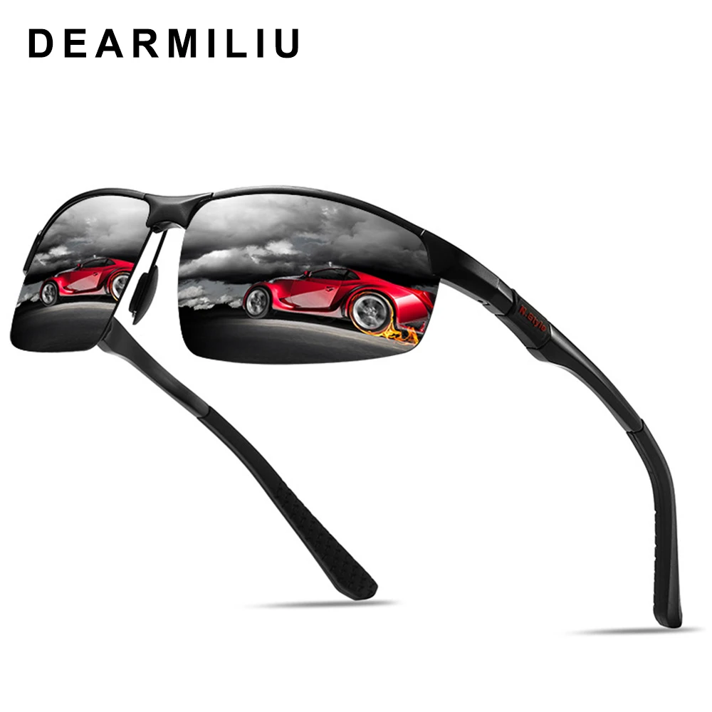 Мужские солнцезащитные очки DEARMILIU, из алюминиево-магниевого сплава, поляризационные зеркальные солнцезащитные очки без оправы, мужские очки, аксессуары для мужчин
Мужские солнцезащитные очки DEARMILIU, из алюминиево-магниевого сплава, поляризационные зеркальные солнцезащитные очки без оправы, мужские очки, аксессуары для мужчин