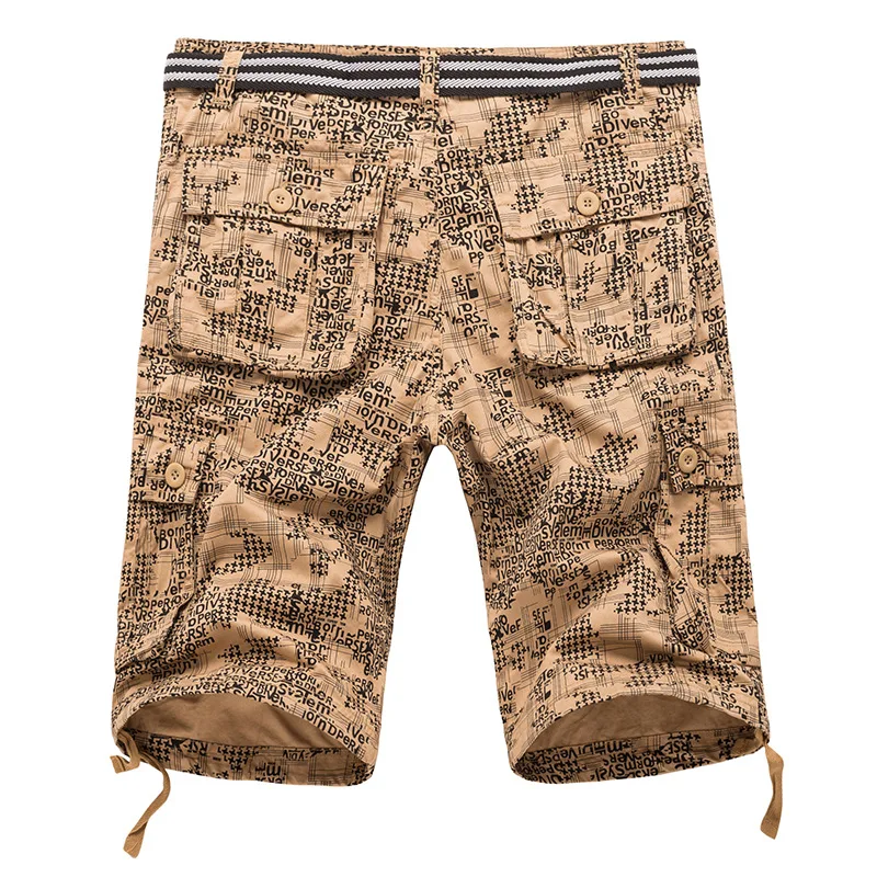 Coolmifashion Лето Militar тактические грузовые шорты Мужчины Тефлон камуфляж военный