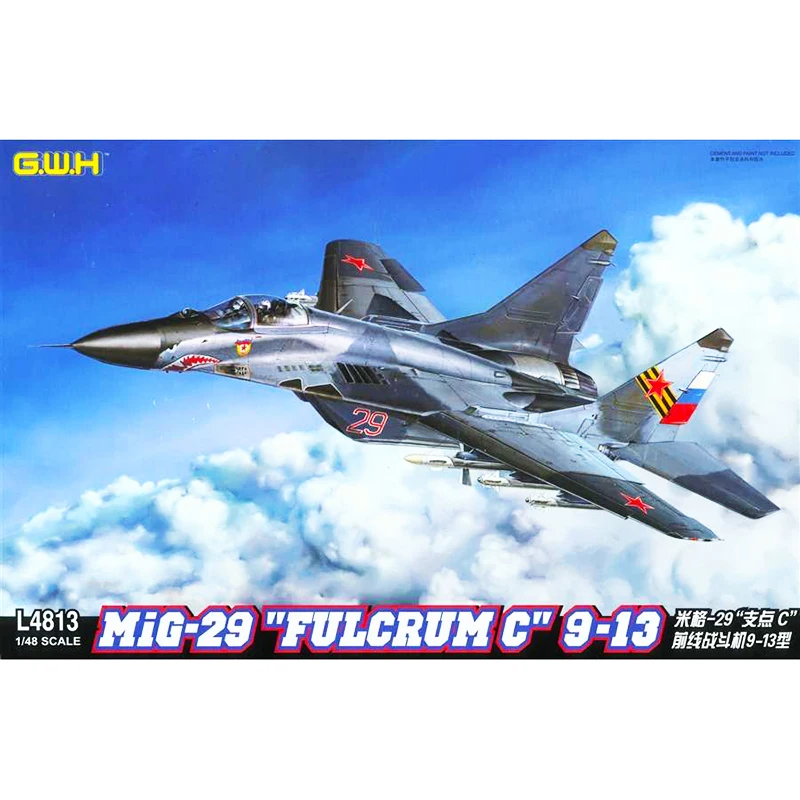 1/48 G.W.H L4813 MiG 29 "FULCRUM C" 9 13 модель хобби|Наборы для сборки моделей| |