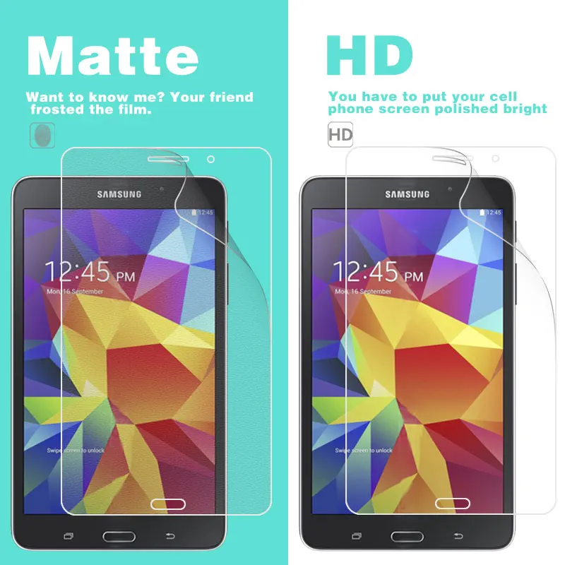 Front Anti-Glare Matte Film For Samsung Galaxy Tab 4 8.0 8" T330 HD Clear Glossy Film Screen Protector Tablet Cover Film Shell
Front Anti-Glare Matte Film For Samsung Galaxy Tab 4 8.0 8" T330 HD Clear Glossy Film Screen Protector Tablet Cover Film Shell