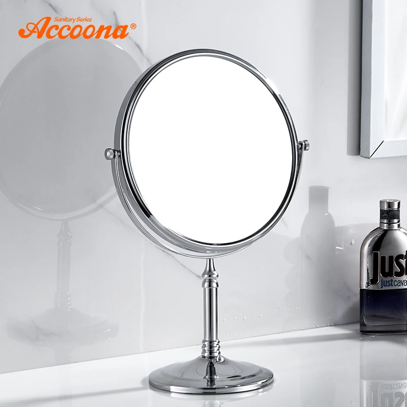 Accoona Bathroom Makeup Mirrors Zinc Alloy Cosmetic 9 inch Chrome Round Vertical Bath Mirror 360 Degree Rotation Mirrors A221-8
Accoona Bathroom Makeup Mirrors Zinc Alloy Cosmetic 9 inch Chrome Round Vertical Bath Mirror 360 Degree Rotation Mirrors A221-8