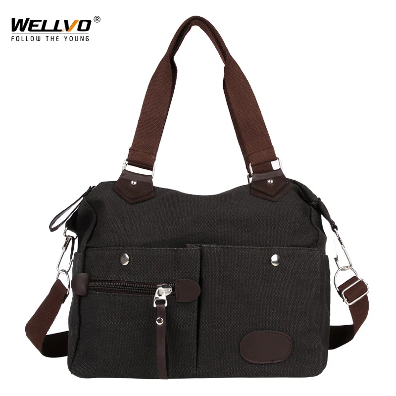 Casual Unisex Handbag Canvas Shoulder Bag Large Capacity Bags Shopping Tote Crossbody Bag Men Female bolsa mujer brown XA44C
Casual Unisex Handbag Canvas Shoulder Bag Large Capacity Bags Shopping Tote Crossbody Bag Men Female bolsa mujer brown XA44C