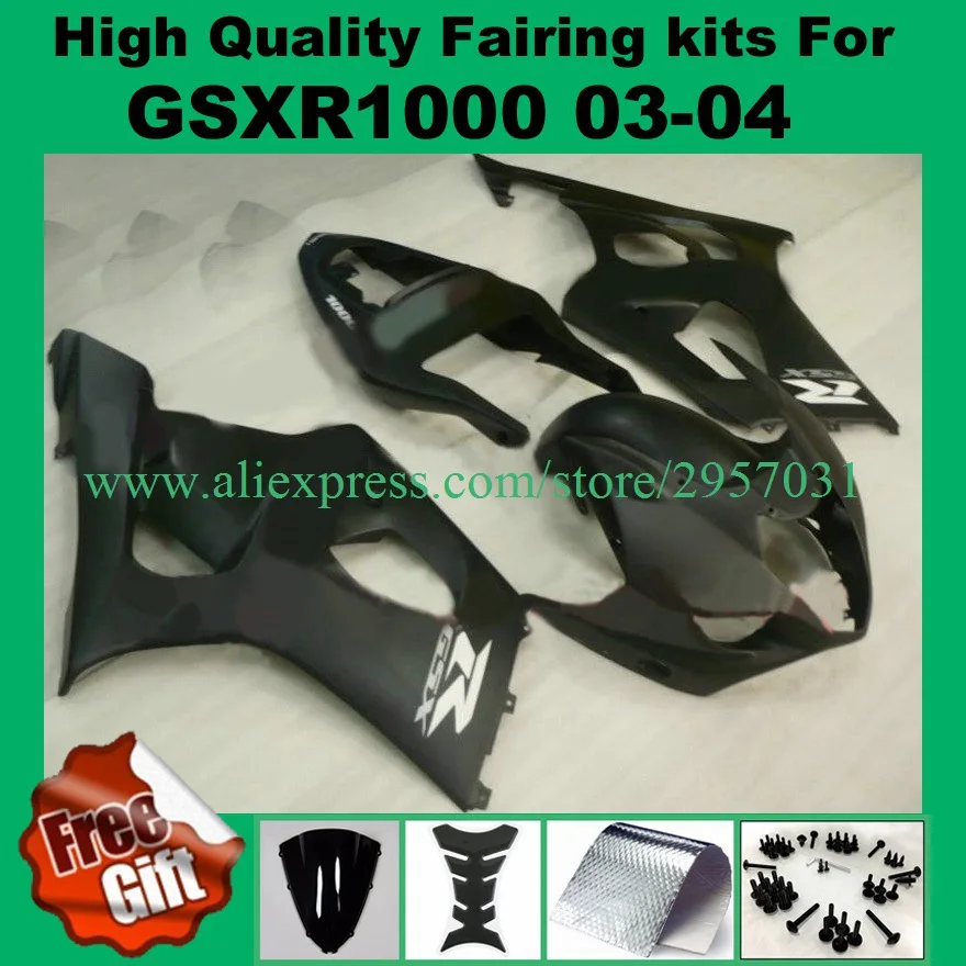 9GIFTS, Injection fairings for SUZUKI GSXR1000 2003 2004 Motorcycle fairings GSX-R1000 GSXR 1000 03 04 Fairing kits matte black
9GIFTS, Injection fairings for SUZUKI GSXR1000 2003 2004 Motorcycle fairings GSX-R1000 GSXR 1000 03 04 Fairing kits matte black