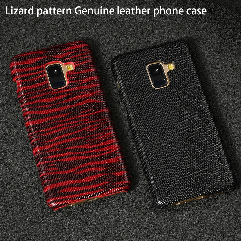 Genuine leather Phone case For Samsung Galaxy S8 S9 Plus case Lizard skin texture back cover For Note 10 9 A5 A70 A8 J5 J7 2017
Genuine leather Phone case For Samsung Galaxy S8 S9 Plus case Lizard skin texture back cover For Note 10 9 A5 A70 A8 J5 J7 2017