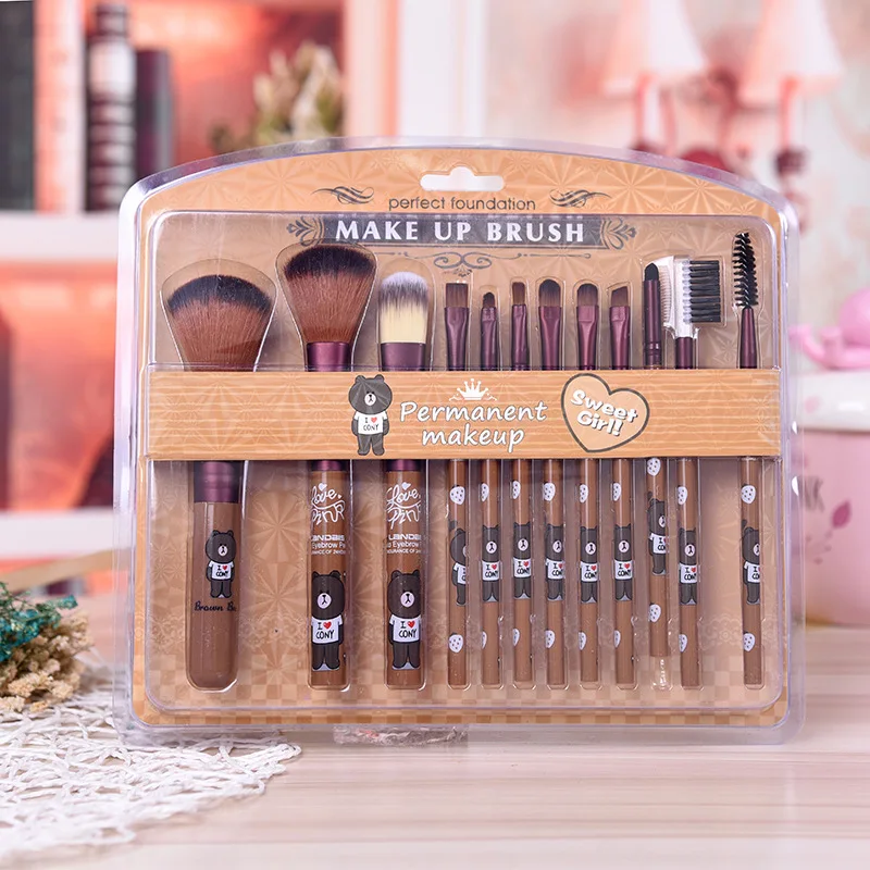 Cartoon cute 12 Makeup Brushes Set Eye Shadow Foundation Powder Eyeliner Eyelash Lip Make Up Brush Cosmetic Beauty Tool Kit Hot
Cartoon cute 12 Makeup Brushes Set Eye Shadow Foundation Powder Eyeliner Eyelash Lip Make Up Brush Cosmetic Beauty Tool Kit Hot