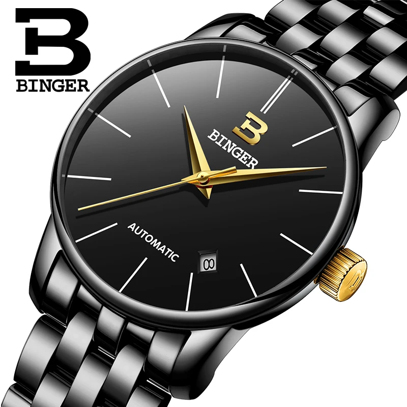 Switzerland BINGER Watches Men Luxury Brand relogio masculino Mechanical Watch Men Sapphire Waterproof Wristwatches B-5005M14
Switzerland BINGER Watches Men Luxury Brand relogio masculino Mechanical Watch Men Sapphire Waterproof Wristwatches B-5005M14
