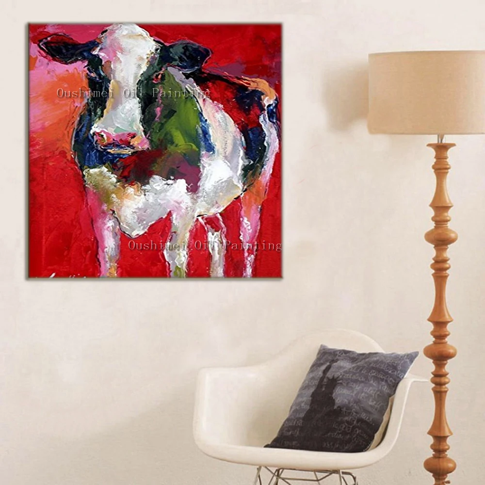 Hand Paintd Cow Animals Oil Painting On Canvas Modern Paintings Hang Pictures Home Decor Bull Wall Art Paintings For Living Room
Hand Paintd Cow Animals Oil Painting On Canvas Modern Paintings Hang Pictures Home Decor Bull Wall Art Paintings For Living Room