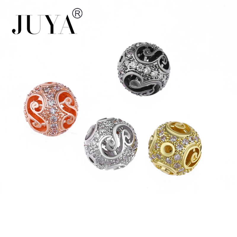 JUYA 10mm High Quality Copper Metal Micro Pave CZ Round Ball Beads For Jewelry Making Hollow Out Beads Bracelet Diy Accessories
JUYA 10mm High Quality Copper Metal Micro Pave CZ Round Ball Beads For Jewelry Making Hollow Out Beads Bracelet Diy Accessories