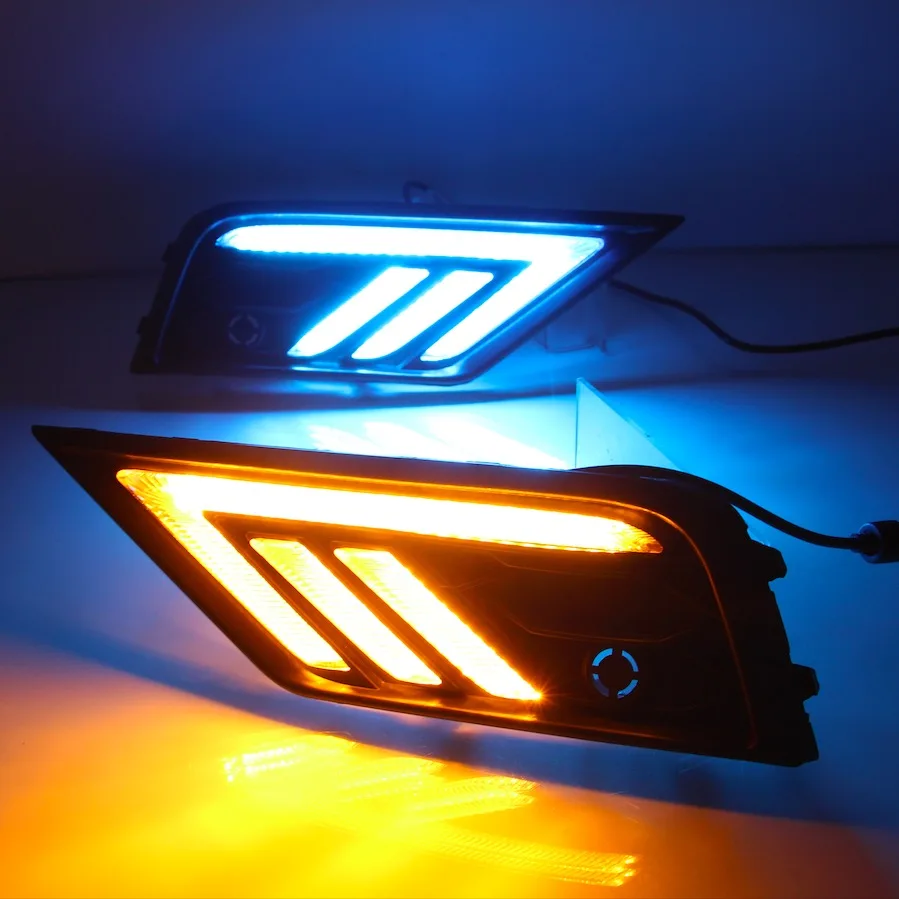 Car DRL for Volkswagen Tiguan 2017 2018 3-Colors LED Daytime Running Light Daylight White Turning Light yellow Flash Night Blue
Car DRL for Volkswagen Tiguan 2017 2018 3-Colors LED Daytime Running Light Daylight White Turning Light yellow Flash Night Blue