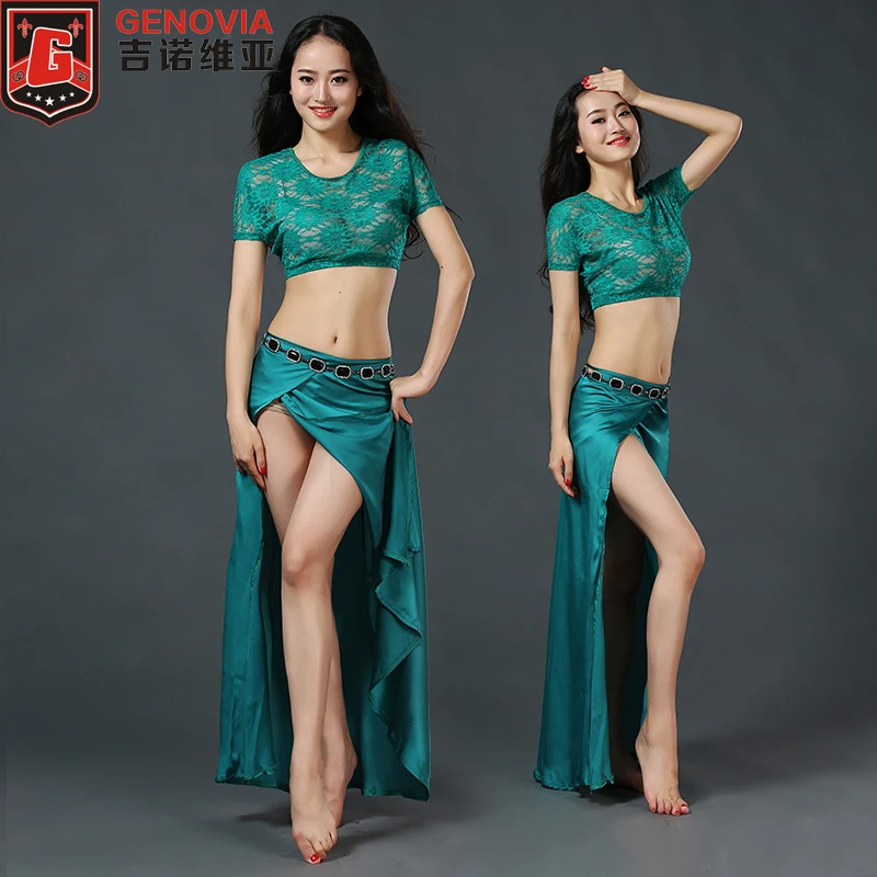 New Arrival Women Lace Belly Dance Costumes Club Stage 2Pcs Top&Long Skirt Dress Oriental Beads Costume Belly Dance Dress
New Arrival Women Lace Belly Dance Costumes Club Stage 2Pcs Top&Long Skirt Dress Oriental Beads Costume Belly Dance Dress