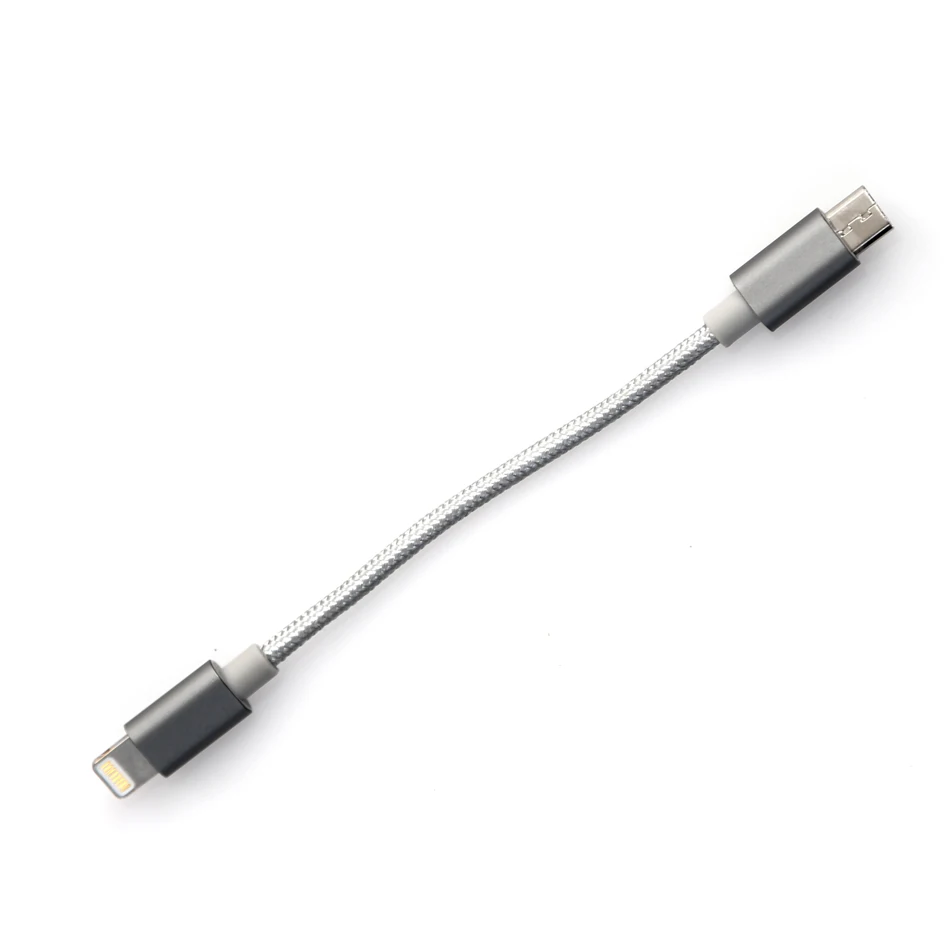 DD ddHiFi MFi05 Lightning to Micro USB Data Cable for FiiO Lightning DACs Q1MK2/Q5/Q5s
DD ddHiFi MFi05 Lightning to Micro USB Data Cable for FiiO Lightning DACs Q1MK2/Q5/Q5s