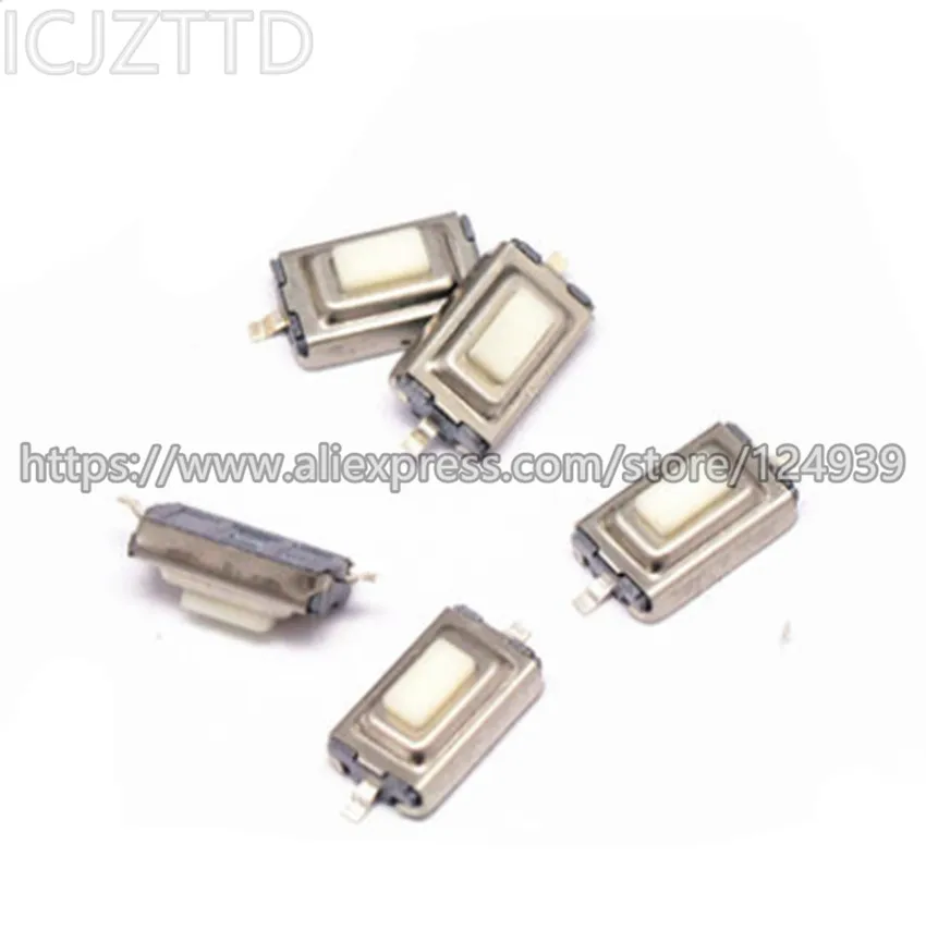 100 шт. SMD 2P Белый микропереключатель 3*6*2,7 мм 3x6x2,7 мм 3*6*2,7 H, кнопочный переключатель, кнопочный переключатель, тактовый переключатель
100 шт. SMD 2P Белый микропереключатель 3*6*2,7 мм 3x6x2,7 мм 3*6*2,7 H, кнопочный переключатель, кнопочный переключатель, тактовый переключатель