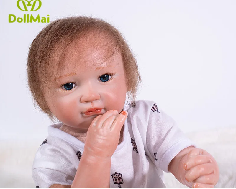 46cm Bebes reborn silicone dolls real alive lifelike newborn soft body fashion cute doll accompany birthday gifts for chidren
46cm Bebes reborn silicone dolls real alive lifelike newborn soft body fashion cute doll accompany birthday gifts for chidren
