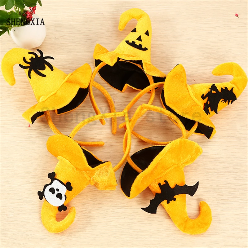 Halloween Pumpkin Headband Holiday Party Supplies Ghost Head Spider Bat Classic Yellow Hook Cap Headdress Hair Accessories
Halloween Pumpkin Headband Holiday Party Supplies Ghost Head Spider Bat Classic Yellow Hook Cap Headdress Hair Accessories