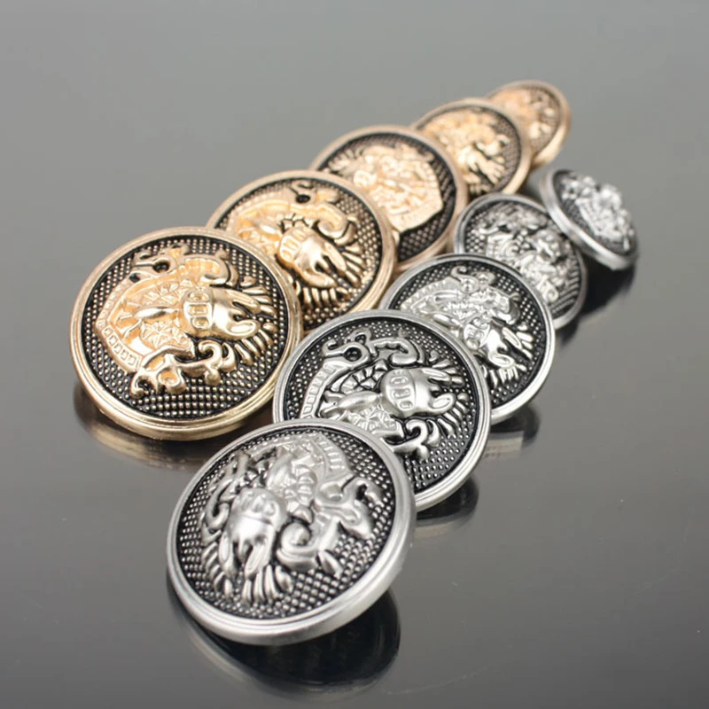 Shank England Style Buttons Metal Round Shapes Buttons DIY Handmade Sewing Clothes Coat Decorative Accessories 100 pcs/lot
Shank England Style Buttons Metal Round Shapes Buttons DIY Handmade Sewing Clothes Coat Decorative Accessories 100 pcs/lot