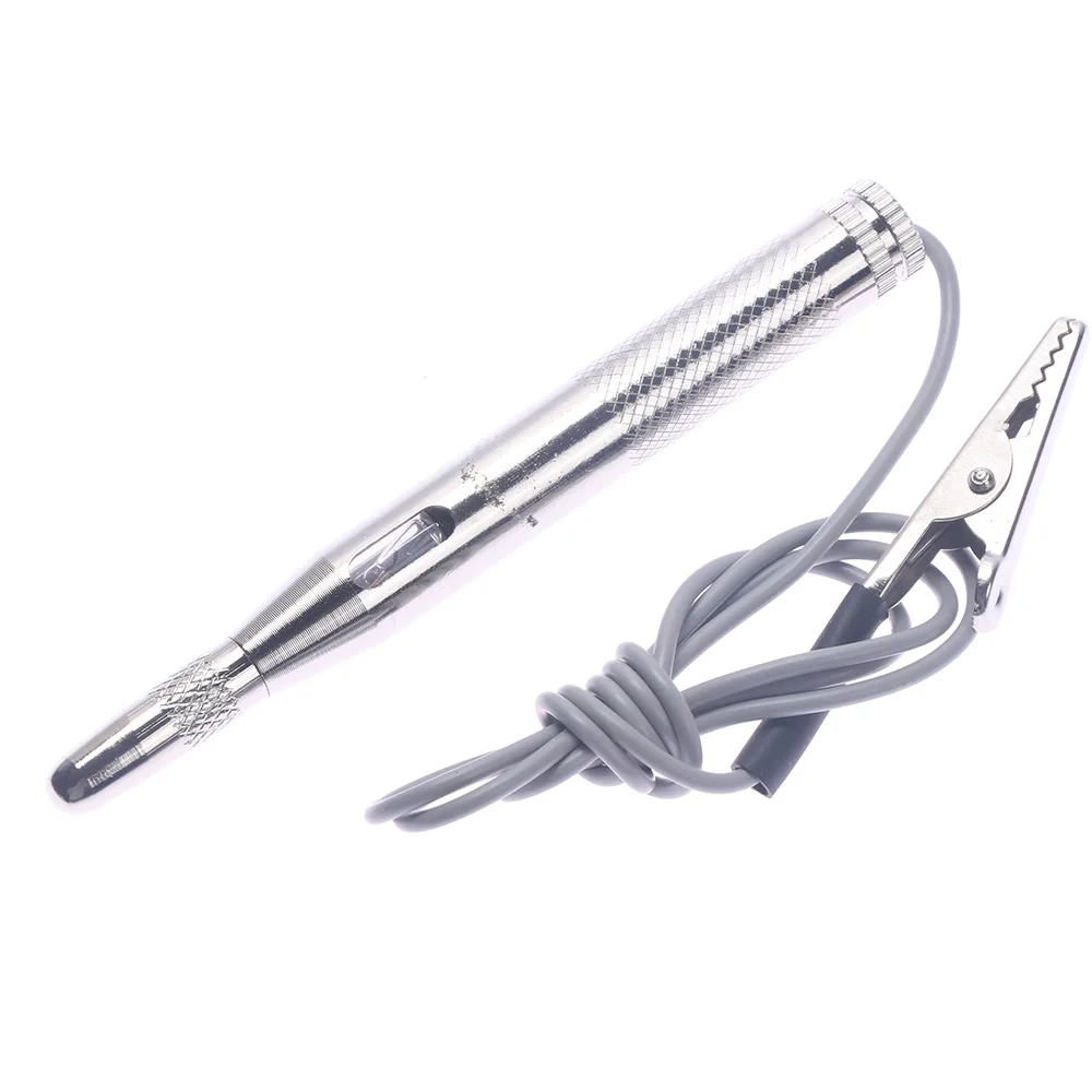Voltage Tester Pen DC 6V-24V Auto Car Truck Motorcycle Circuit Test Pen Security Car Circuit Test Copper Pencil
Voltage Tester Pen DC 6V-24V Auto Car Truck Motorcycle Circuit Test Pen Security Car Circuit Test Copper Pencil