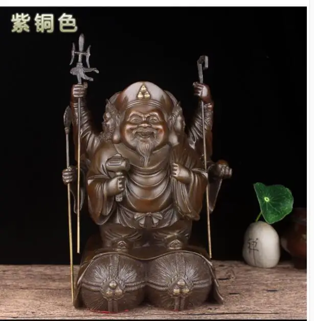 Japan home Shrine OFFICE lobby efficacious Protection Mascot thriving business DA HEI TIAN FU God bronze FENG SHUI art statue
Japan home Shrine OFFICE lobby efficacious Protection Mascot thriving business DA HEI TIAN FU God bronze FENG SHUI art statue