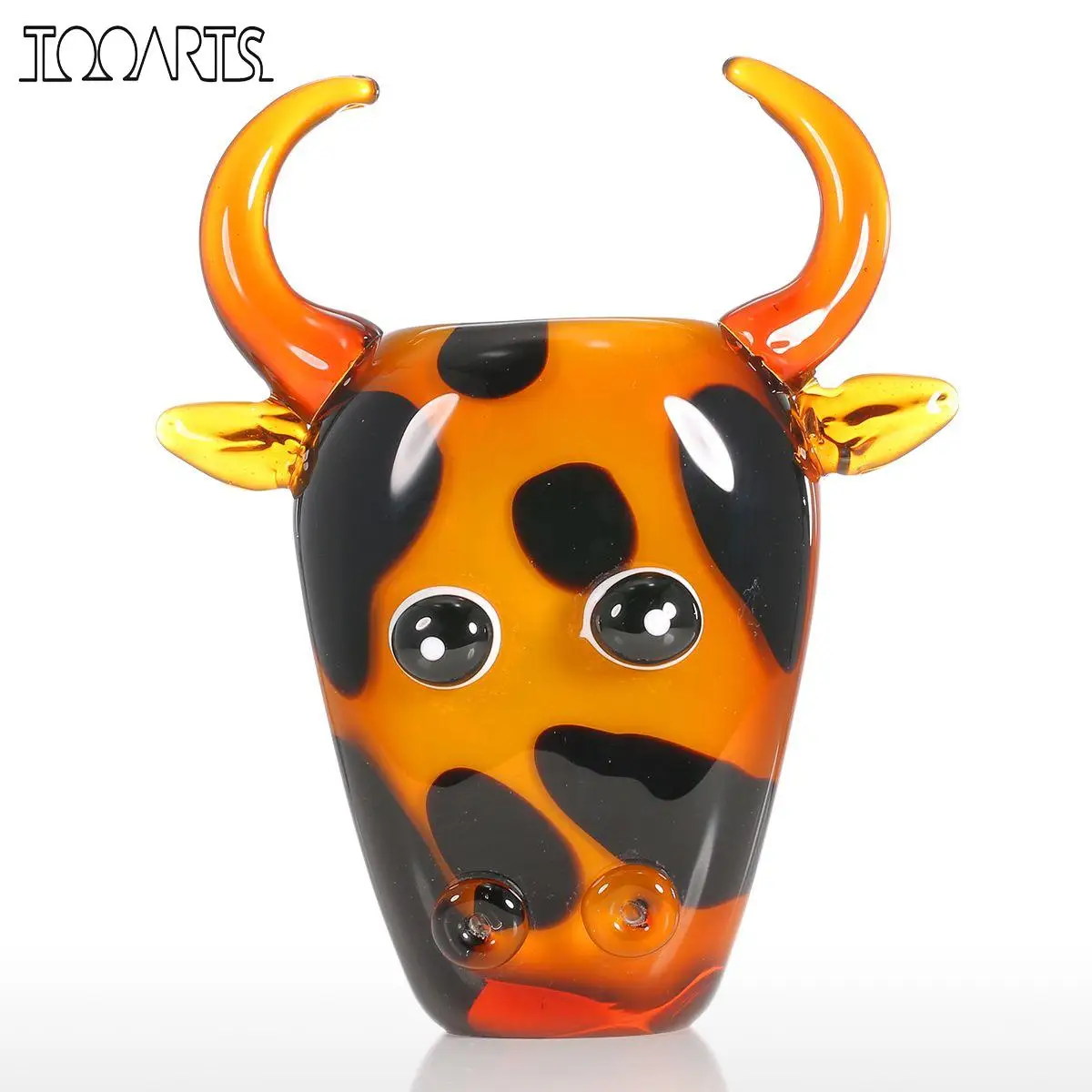 Tooarts Glass Figurines Cow Cointainer Gift Glass Ornament Home Decor Animal Figurine Handblown Home Decoration Accessories
Tooarts Glass Figurines Cow Cointainer Gift Glass Ornament Home Decor Animal Figurine Handblown Home Decoration Accessories