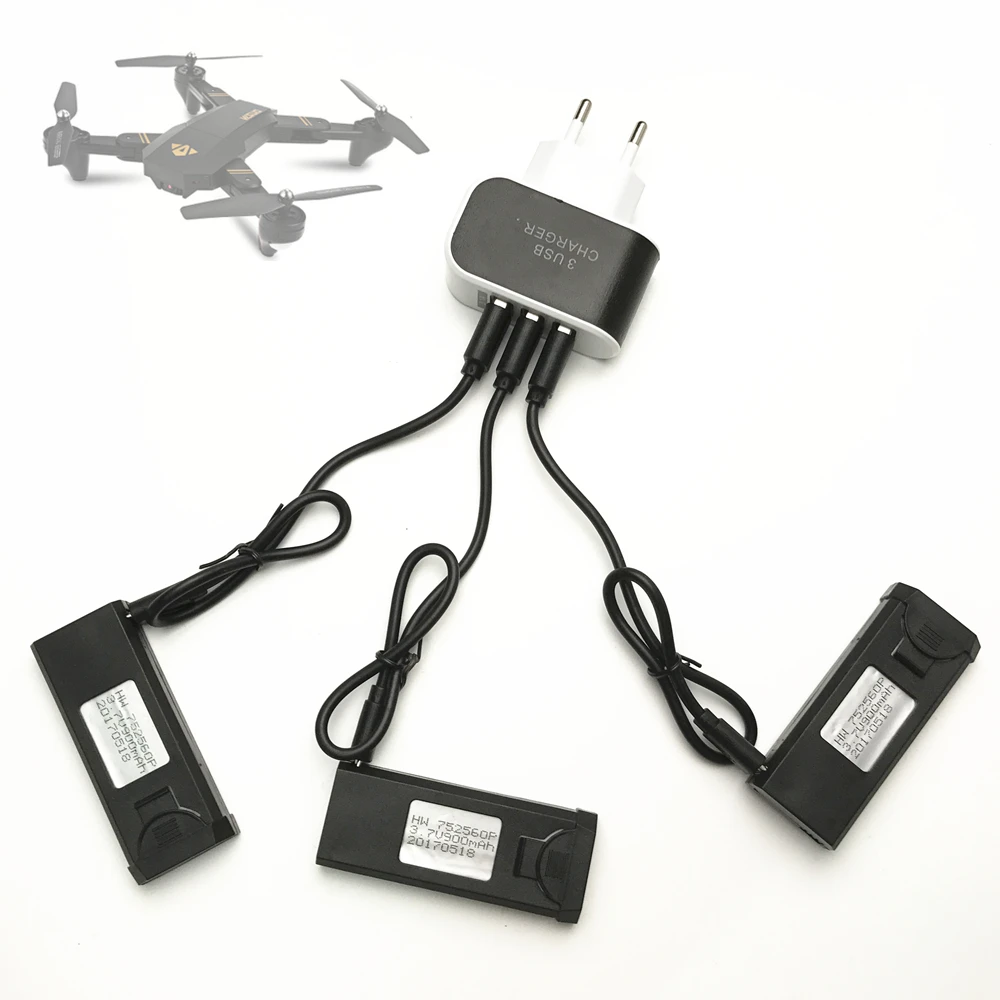 Аккумулятор TIANQU VISUO XS809W XS809S XS809HW XS809 3 7 в 900 мА · ч 30C ч|Детали и аксессуары| |