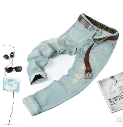NZK Tide Man Hole Jeans Trousers Of Thin Section Type Straight Han Edition Cultivate one's Morality Pants men's Buff
NZK Tide Man Hole Jeans Trousers Of Thin Section Type Straight Han Edition Cultivate one's Morality Pants men's Buff