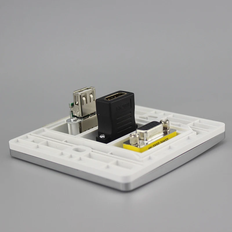 Высококачественная Внешняя рамка 86 мм с разъемом VGA HDMI USB мама-мама | Электроника