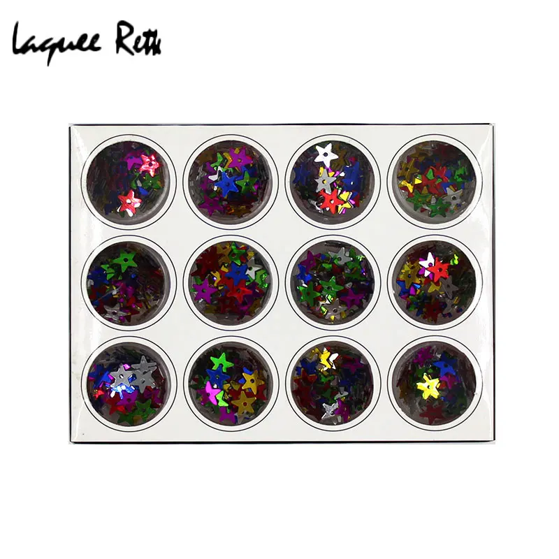 Hot Sale 12 Color 3D Glitter Nail Art Decoration Star DIY Wheel Stickers Rhinestones
Hot Sale 12 Color 3D Glitter Nail Art Decoration Star DIY Wheel Stickers Rhinestones