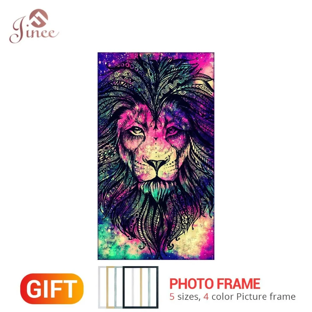 Full Round Square Drill 5D DIY Diamond Painting "Fantasy Lion" Embroidery Cross Stitch 5D Home Decor With Frame
Full Round Square Drill 5D DIY Diamond Painting "Fantasy Lion" Embroidery Cross Stitch 5D Home Decor With Frame