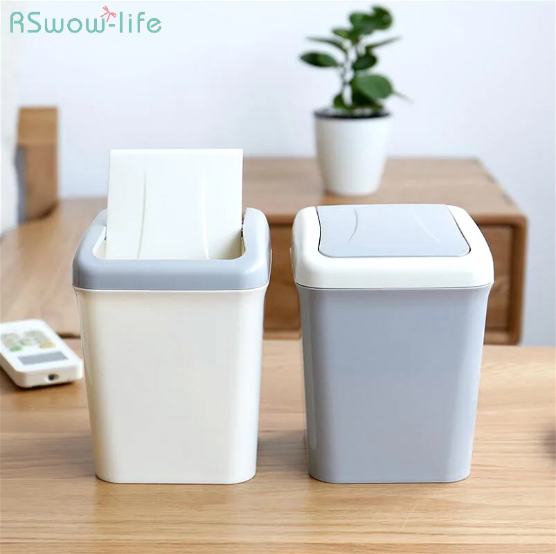 Desktop Trash Can Table Basket Small Plastic Japanese Car Mini-Shake Cover Small Trash Bin Covered Trash Basket Garbage Cans PP
Desktop Trash Can Table Basket Small Plastic Japanese Car Mini-Shake Cover Small Trash Bin Covered Trash Basket Garbage Cans PP