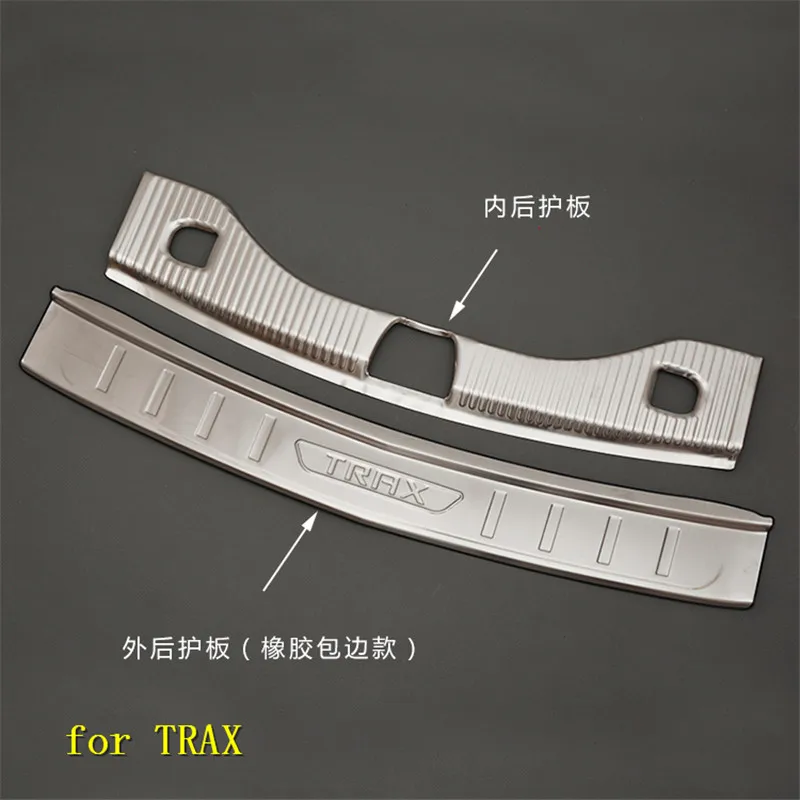 stainless steel Rear Bumper Protector Sill Trunk Tread Plate Trim for Chevrolet TRAX 2017 2018 Car styling
stainless steel Rear Bumper Protector Sill Trunk Tread Plate Trim for Chevrolet TRAX 2017 2018 Car styling