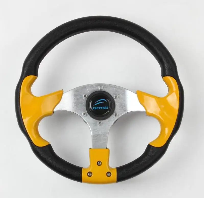 315mm Aluminum Alloy Marine Boat Pontoon Steering Wheel 3 Spoke 3/4' Shaft for Canoe Kayak Boat Accessories marine dock
315mm Aluminum Alloy Marine Boat Pontoon Steering Wheel 3 Spoke 3/4' Shaft for Canoe Kayak Boat Accessories marine dock
