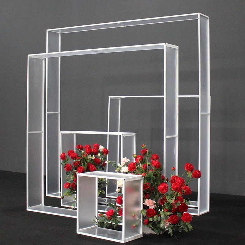 5pcs wedding wrought iron PVC square frame decoration stage ceiling background decoration wedding hanging pendant
5pcs wedding wrought iron PVC square frame decoration stage ceiling background decoration wedding hanging pendant