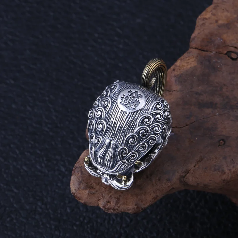 Bocaisterling Silver Jewelry Taiyin Craftsmanship Pendant Personality Money Racket Bells Men And Women Sweater Chain Pendant
Bocaisterling Silver Jewelry Taiyin Craftsmanship Pendant Personality Money Racket Bells Men And Women Sweater Chain Pendant