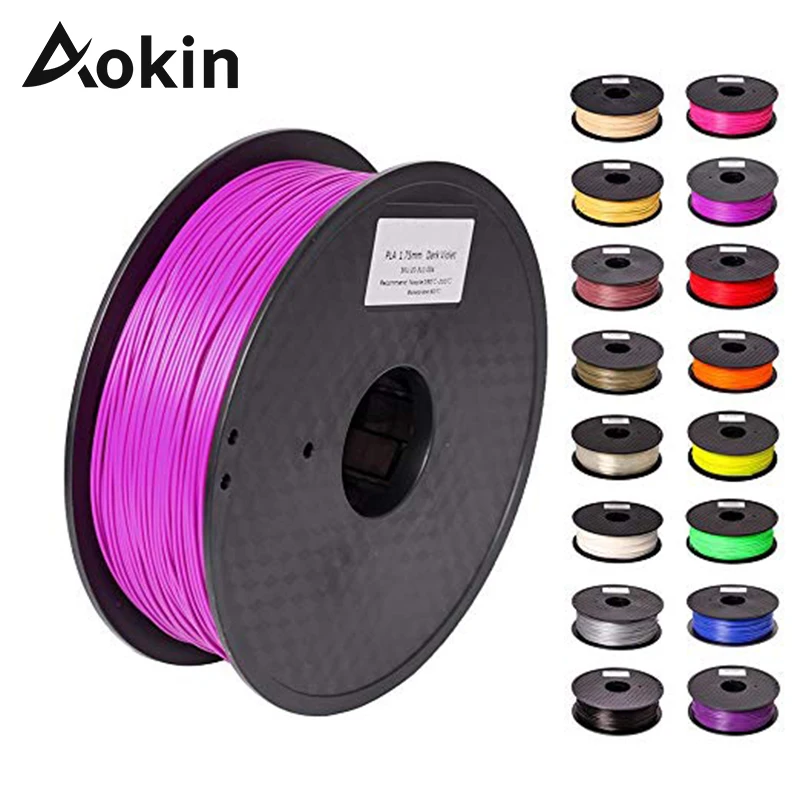 Aokin 3D Printer 1KG 1.75mm PLA Filament Printing Materials Colorful For 3D Printer Extruder Pen Rainbow Plastic Accessories Red
Aokin 3D Printer 1KG 1.75mm PLA Filament Printing Materials Colorful For 3D Printer Extruder Pen Rainbow Plastic Accessories Red