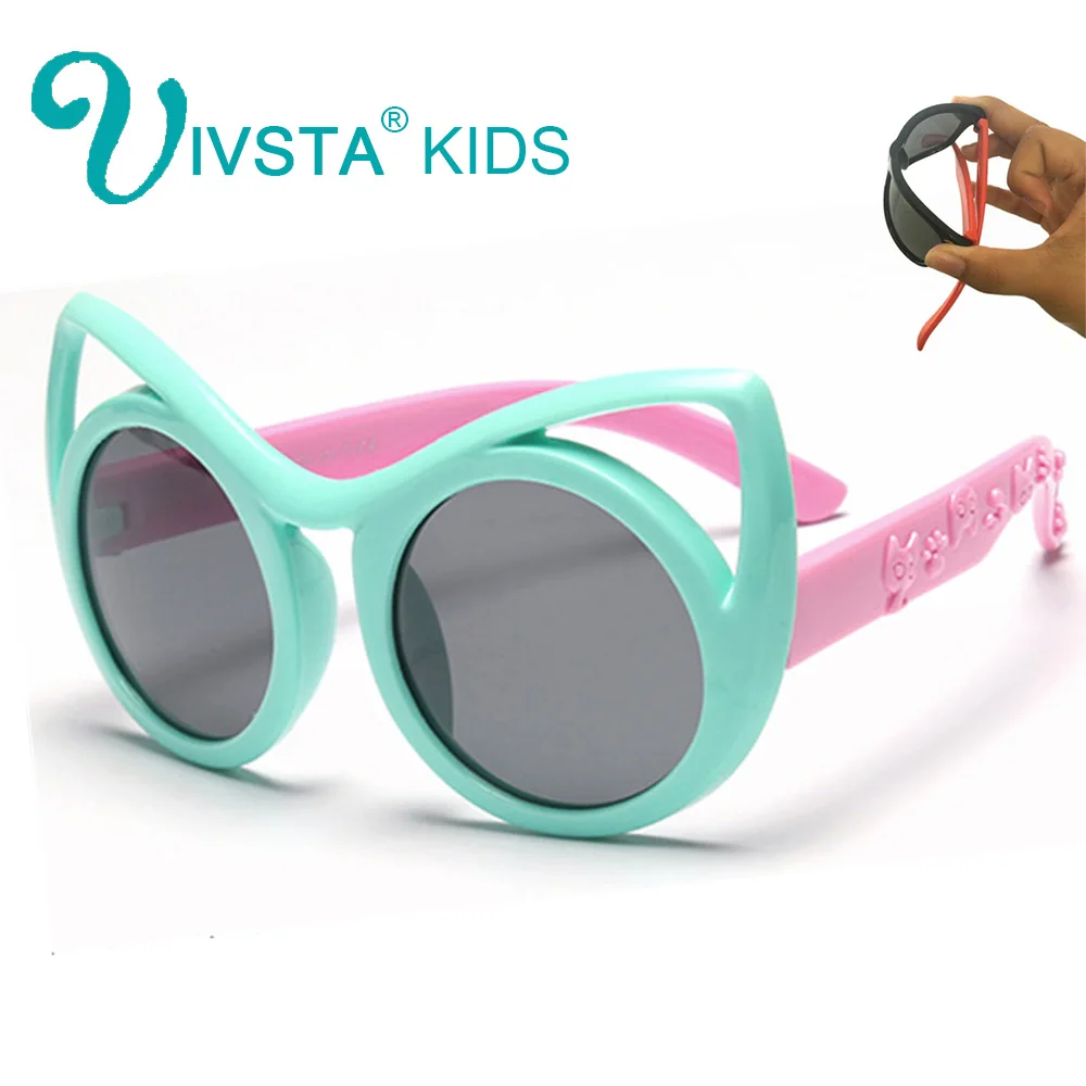IVSTA 8122 Christmas gift child girls sunglasses cae eye Polarized UV400 Rubber Silicone Frame Flexible kids sun glasses party
IVSTA 8122 Christmas gift child girls sunglasses cae eye Polarized UV400 Rubber Silicone Frame Flexible kids sun glasses party